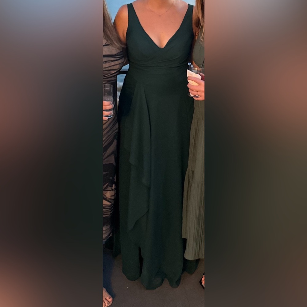 Azazie Kori Bridesmaid Dress - Pine - A12